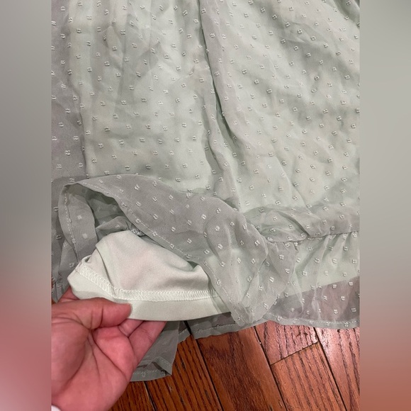 Justify mini Dress in Soft Green - Picture 7 of 11